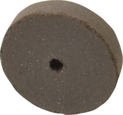 Cratex - 5/8" Diam x 1/16" Hole x 1/8" Thick, Surface Grinding Wheel - Silicon Carbide, Medium Grade, 25,000 Max RPM, Rubber Bond, No Recess - Exact Tool & Supply