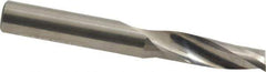 Onsrud - 3/8" Cutting Diam x 1-1/8" Length of Cut, 1 Flute, Upcut Spiral Router Bit - Uncoated, Right Hand Cut, Solid Carbide, 3" OAL x 3/8" Shank Diam, Single Edge, 21° Helix Angle - Exact Tool & Supply
