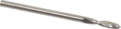 Guhring - 2.25mm 130° Parabolic Flute High Speed Steel Screw Machine Drill Bit - Bright Finish, Right Hand Cut, 13mm Flute Length, 40mm OAL, Standard Point, Straight Shank - Exact Tool & Supply