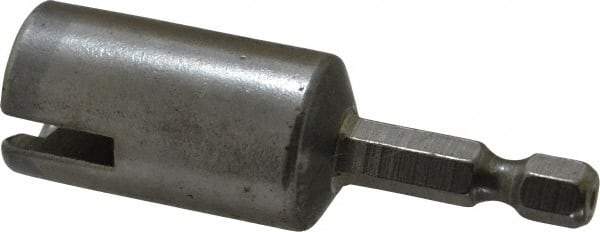 Made in USA - Wing Nut Driver - 1/4" Hex Drive, 2-3/8" OAL - Exact Tool & Supply