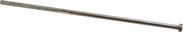 Gibraltar - 1/4" Pin Diam, 7/16" Head Diam x 3/16" Head Height, 10" OAL, Straight Ejector Pin - Steel, 9-13/16" Pin Length - Exact Tool & Supply