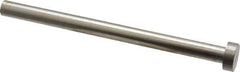 Gibraltar - 13/32" Pin Diam, 11/16" Head Diam x 1/4" Head Height, 6" OAL, Straight Ejector Pin - Steel, 5-3/4" Pin Length - Exact Tool & Supply