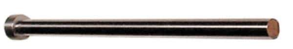 Gibraltar - 1/8" Pin Diam, 1/4" Head Diam x 1/8" Head Height, 10" OAL, Soft Core Pin - Steel, 9-7/8" Pin Length - Exact Tool & Supply