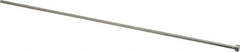 Made in USA - 1/8" Pin Diam, 1/4" Head Diam x 1/8" Head Height, 10" OAL, Hard Core Pin - Steel, 9-7/8" Pin Length - Exact Tool & Supply