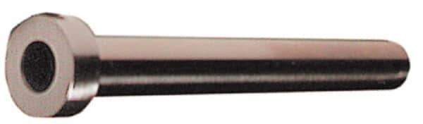 Gibraltar - 1/4" Inside x 3/8" OD, 12" OAL, Nitride Coated Die Steel, Die & Mold Ejector Sleeve - 5/8" Head Diam, 1/4" Head Height, 45° Chamfer Angle, 3/64" Chamfer Length, 1/32" Corner Radius - Exact Tool & Supply