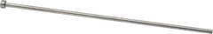 Gibraltar - 2mm Pin Diam, 4mm Head Diam x 2mm Head Height, 100mm OAL, Straight Ejector Pin - Steel, 98mm Pin Length - Exact Tool & Supply
