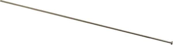 Gibraltar - 2.5mm Pin Diam, 5mm Head Diam x 2mm Head Height, 250mm OAL, Straight Ejector Pin - Steel, 248mm Pin Length - Exact Tool & Supply