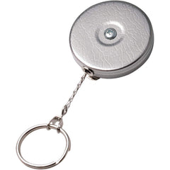 Key-Bak - Key Control; Type: Retractable Key Chain ; Number of Keys: 15 ; Color: Chrome ; Width (Inch): 1 - Exact Tool & Supply