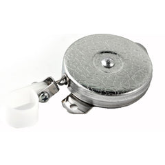 Key-Bak - Key Control; Type: Retractable Tool Holder ; Number of Keys: 15 ; Color: Chrome ; Width (Inch): 1 - Exact Tool & Supply