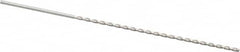 Extra Length Drill Bit: 0.0787″ Dia, 130 °, High Speed Steel Uncoated, 3.346″ Flute Length, Parabolic Flute, Straight-Cylindrical Shank, Series 502