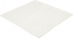 Made in USA - 12" Long, 12" Wide, 1/8" Thick, Buna-N Rubber Foam Sheet - 50 to 60 Durometer, White, -20 to 180°F, 1,000 to 1,200 psi Tensile Strength, Stock Length - Exact Tool & Supply