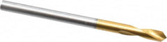 Guhring - 3mm Body Diam, 90°, 46mm OAL, High Speed Steel Spotting Drill - Exact Tool & Supply
