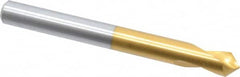 Guhring - 8mm Body Diam, 90°, 79mm OAL, High Speed Steel Spotting Drill - Exact Tool & Supply