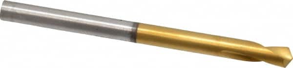 Guhring - 4mm Body Diam, 120°, 55mm OAL, High Speed Steel Spotting Drill - Exact Tool & Supply
