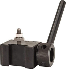 Aloris - Series AXA, #5C 5C Collet Tool Post Holder - 12" & Under Lathe Swing, 1-7/8" OAH, 15/16" Centerline Height - Exact Tool & Supply