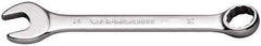Facom - 15mm 12 Point Offset Combination Wrench - 15° Offset Angle, 6" OAL, Steel, Satin Finish - Exact Tool & Supply