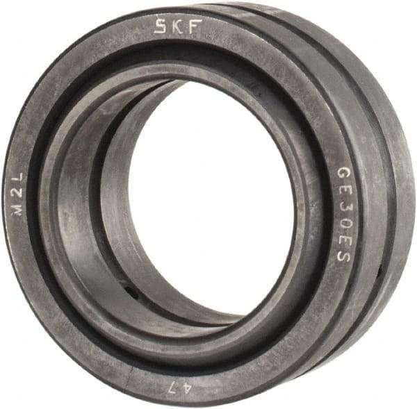 SKF - 30mm Bore Diam, 13,950 Lb Dynamic Capacity, Spherical Plain Bearing - 69,750 Lb Static Load Capacity - Exact Tool & Supply