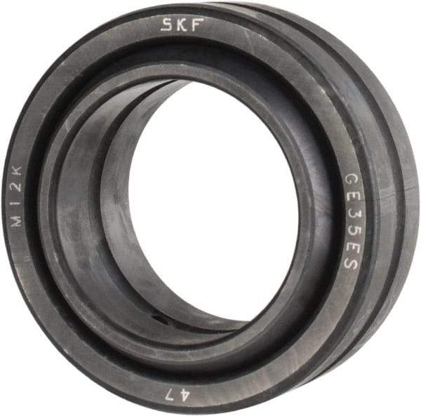 SKF - 35mm Bore Diam, 18,000 Lb Dynamic Capacity, Spherical Plain Bearing - 90,000 Lb Static Load Capacity - Exact Tool & Supply