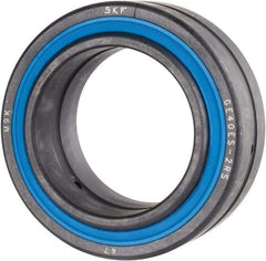 SKF - 40mm Bore Diam, 22,500 Lb Dynamic Capacity, Spherical Plain Bearing - 112,500 Lb Static Load Capacity - Exact Tool & Supply