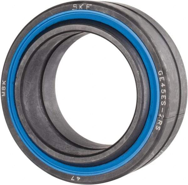 SKF - 45mm Bore Diam, 28,575 Lb Dynamic Capacity, Spherical Plain Bearing - 144,000 Lb Static Load Capacity - Exact Tool & Supply