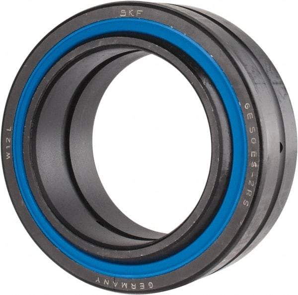 SKF - 50mm Bore Diam, 35,100 Lb Dynamic Capacity, Spherical Plain Bearing - 175,500 Lb Static Load Capacity - Exact Tool & Supply