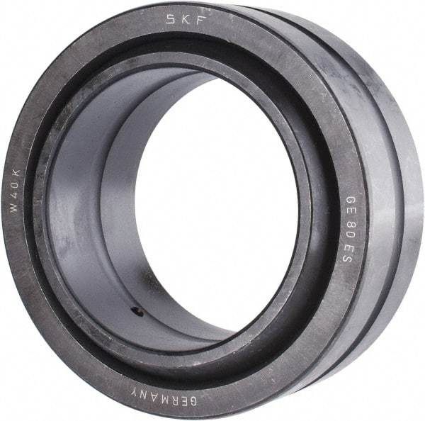SKF - 80mm Bore Diam, 90,000 Lb Dynamic Capacity, Spherical Plain Bearing - 450,000 Lb Static Load Capacity - Exact Tool & Supply
