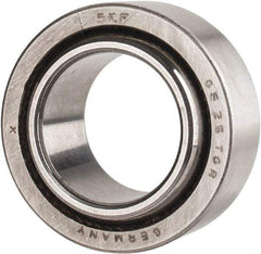 SKF - 25mm Bore Diam, 15,298 Lb Dynamic Capacity, Spherical Plain Bearing - 30,821 Lb Static Load Capacity - Exact Tool & Supply