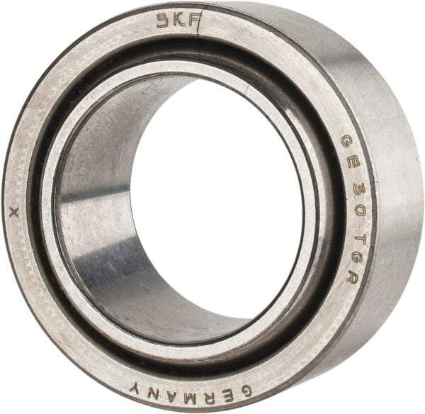 SKF - 30mm Bore Diam, 19,798 Lb Dynamic Capacity, Spherical Plain Bearing - 39,595 Lb Static Load Capacity - Exact Tool & Supply