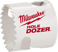 Milwaukee Tool - 1-5/8" Diam, 1-1/2" Cutting Depth, Hole Saw - Bi-Metal Saw, Toothed Edge - Exact Tool & Supply