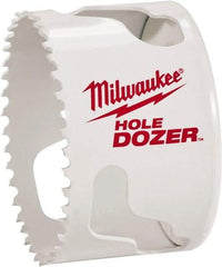 Milwaukee Tool - 2-1/2" Diam, 1-1/2" Cutting Depth, Hole Saw - Bi-Metal Saw, Toothed Edge - Exact Tool & Supply