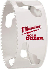 Milwaukee Tool - 4-3/8" Diam, 1-1/2" Cutting Depth, Hole Saw - Bi-Metal Saw, Toothed Edge - Exact Tool & Supply