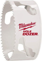 Milwaukee Tool - 4-1/2" Diam, 1-1/2" Cutting Depth, Hole Saw - Bi-Metal Saw, Toothed Edge - Exact Tool & Supply
