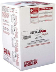 Recyclepak - 24-3/4 Inch Long x 16 Inch Wide x 16 Inch Deep, Lamp Recycling Box - 22 Piece, T12 or 32 Piece, T8 Capacity, Capacity U Tubes, Lamps, 2 Ft. Box - Exact Tool & Supply