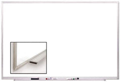Ghent - 48-1/2" High x 96-1/2" Wide Acrylic/Enamel Magnetic Marker Board - Aluminum Frame, 2.63" Deep - Exact Tool & Supply