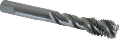 OSG - 1/2-13 UNC 3 Flute 2B Bottoming Spiral Flute Tap - Vanadium High Speed Steel, Oxide Finish, 3-3/8" OAL, Right Hand Flute, Right Hand Thread, H5 - Exact Tool & Supply