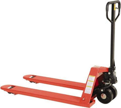 Vestil - 5,500 Lb Capacity, 7-3/4" Lift Economy Pallet Truck - 2-7/8" Min Lift Height, 48" Fork Length x 27" Fork Width, 27" Overall Width - Exact Tool & Supply