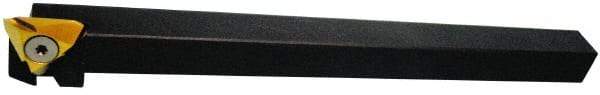 NTK - TBT, Right Hand Cut, 3/8" Shank Height x 3/8" Shank Width, Indexable Turning Toolholder - 3/8" OAL, TB32.. R Insert Compatibility, Series Screw Type - Exact Tool & Supply