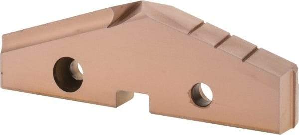 Allied Machine and Engineering - 3-3/4" Diam x 7/16" Thick, Seat Code 7, 144° Included Angle Spade Drill Insert - AM200 Coated, Cobalt, Grade Super Cobalt, Series GEN2 T-A - Exact Tool & Supply