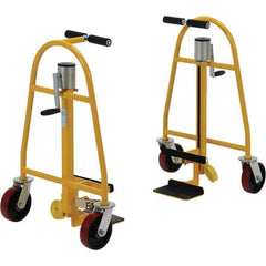Vestil - 1,300 Lb Capacity 15" OAH Crate Mover - Steel, Polyurethane Wheels - Exact Tool & Supply