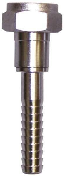 SuperKlean - FGHT x 1/2" Hose Barb, FGHT x Hose Barb Swivel - Stainless Steel - Exact Tool & Supply