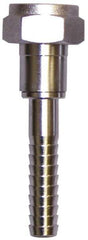 SuperKlean - FGHT x 1/2" Hose Barb, FGHT x Hose Barb Swivel - Stainless Steel - Exact Tool & Supply