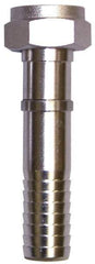 SuperKlean - FGHT x 3/4" Hose Barb, FGHT x Hose Barb Swivel - Stainless Steel - Exact Tool & Supply