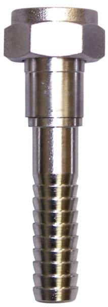 SuperKlean - FGHT x 5/8" Hose Barb, FGHT x Hose Barb Swivel - Stainless Steel - Exact Tool & Supply