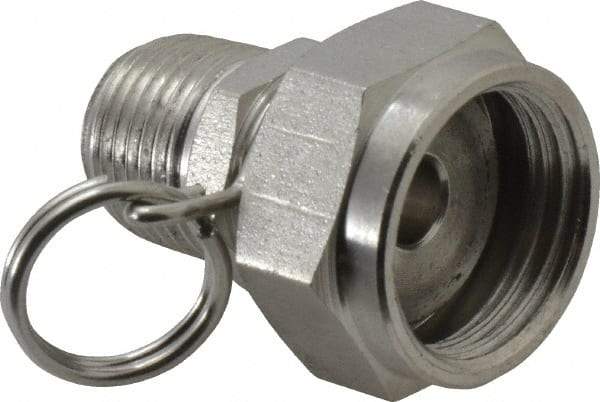 SuperKlean - MNPT x FGHT Swivel Hose Adapter - Stainless Steel - Exact Tool & Supply