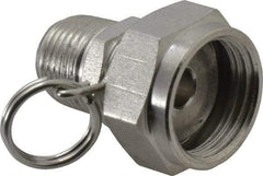 SuperKlean - MNPT x FGHT Swivel Hose Adapter - Stainless Steel - Exact Tool & Supply