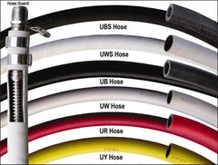 SuperKlean - 5/8" ID x 1.06" OD, 250 Working psi, White Hypalon Washdown Hose - 50' Long, 32 to 200°F - Exact Tool & Supply