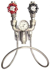 SuperKlean - 150 Max psi, Stainless Steel Water Mixing Valve & Unit - FNPT End Connections - Exact Tool & Supply