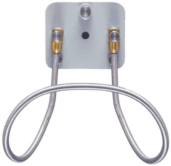 SuperKlean - Air & Water Hose Rack - Stainless Steel Bolts, Brass End Fittings & Aluminum Plate - Exact Tool & Supply