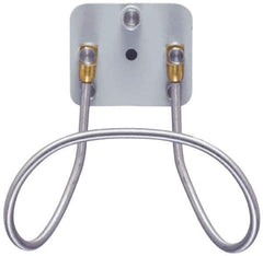 SuperKlean - Air & Water Hose Rack - Stainless Steel Bolts, Brass End Fittings & Aluminum Plate - Exact Tool & Supply