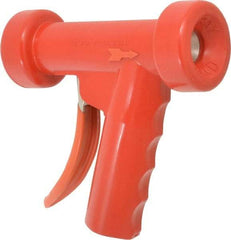 SuperKlean - Insulated, Aluminum Pistol Grip Spray Nozzle for 1/2" Pipe - Red, 1/2 NPT - Exact Tool & Supply